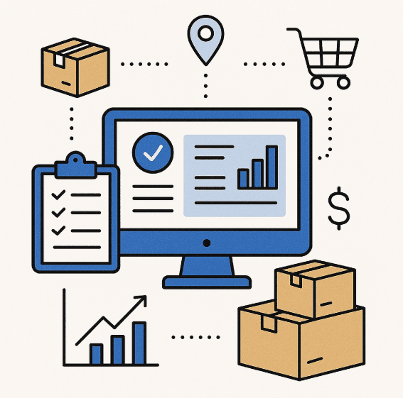 ERP as system of record and quick-commerce O2C as the commercial event layer